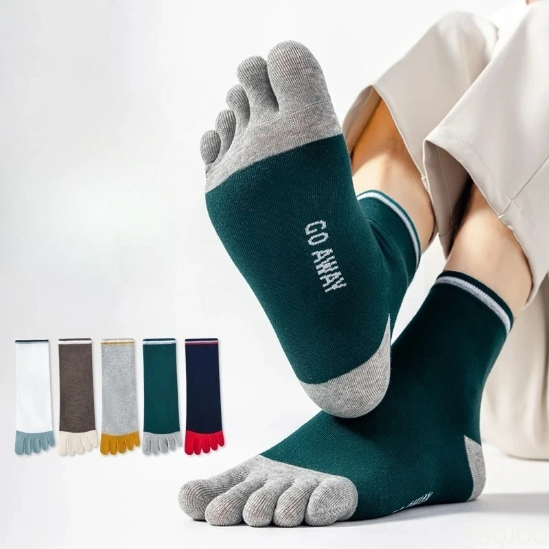 Toe Sock Split - 5 par modnych męskich skarpetek na