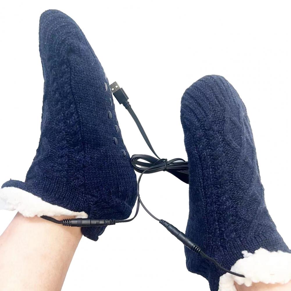 Thermal Sock Winter - Podgrzewane skarpety z polaru USB Elektryczne