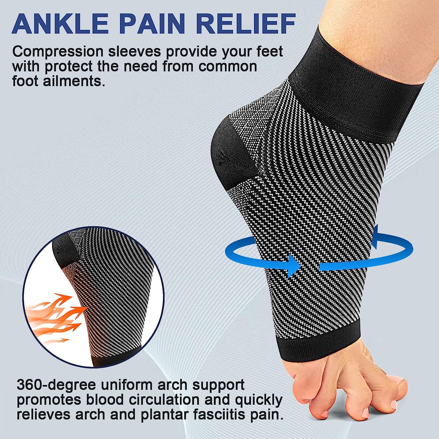 1 para skarpet uciskowych na z – Ankle Brace Sock recenzja i cena