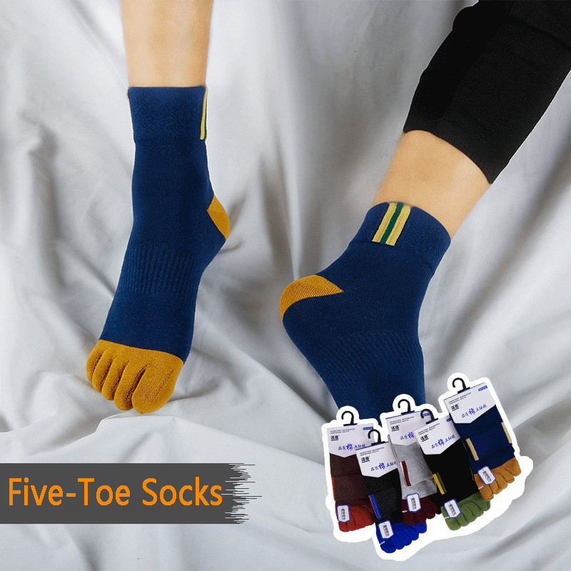 5 Par Męskich Casualowych Bawe – Toe Sock Split recenzja i cena