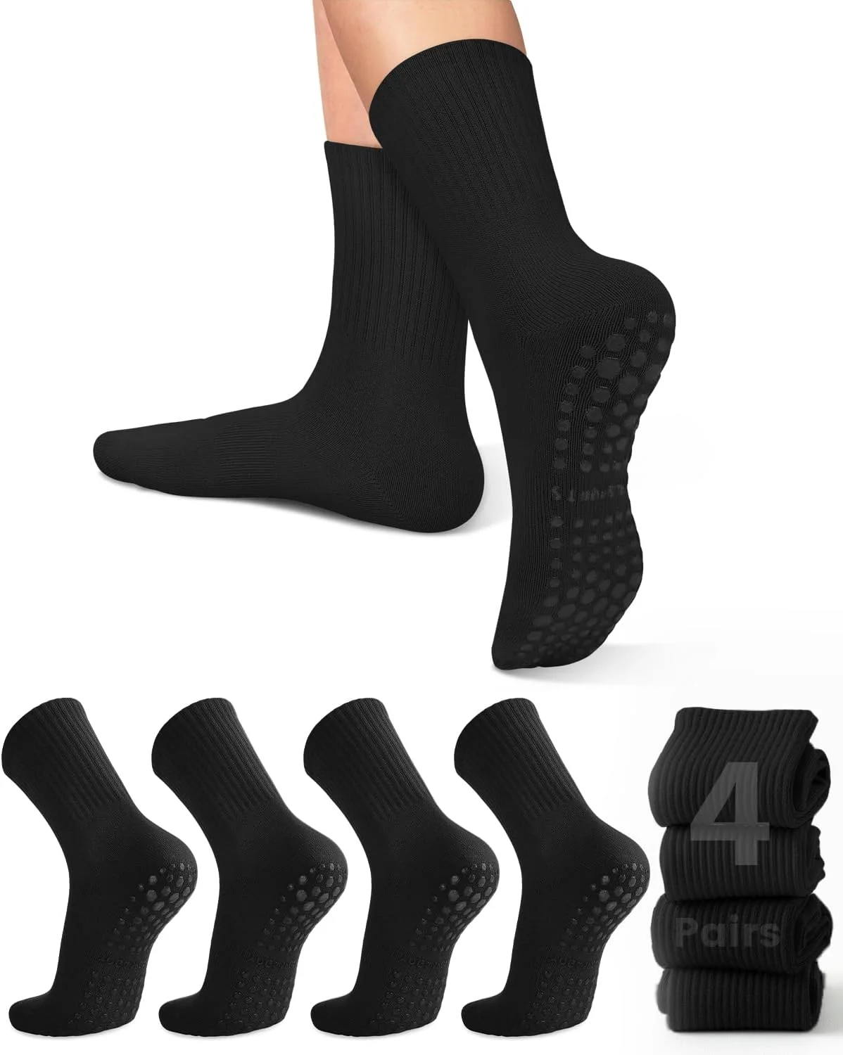 4 pary damskich skarpet do jog – Grip Sock Yoga recenzja i cena