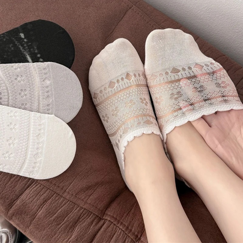 Koronkowe ażurowe skarpetki ba – Invisibility Sock Loafer recenzja i cena
