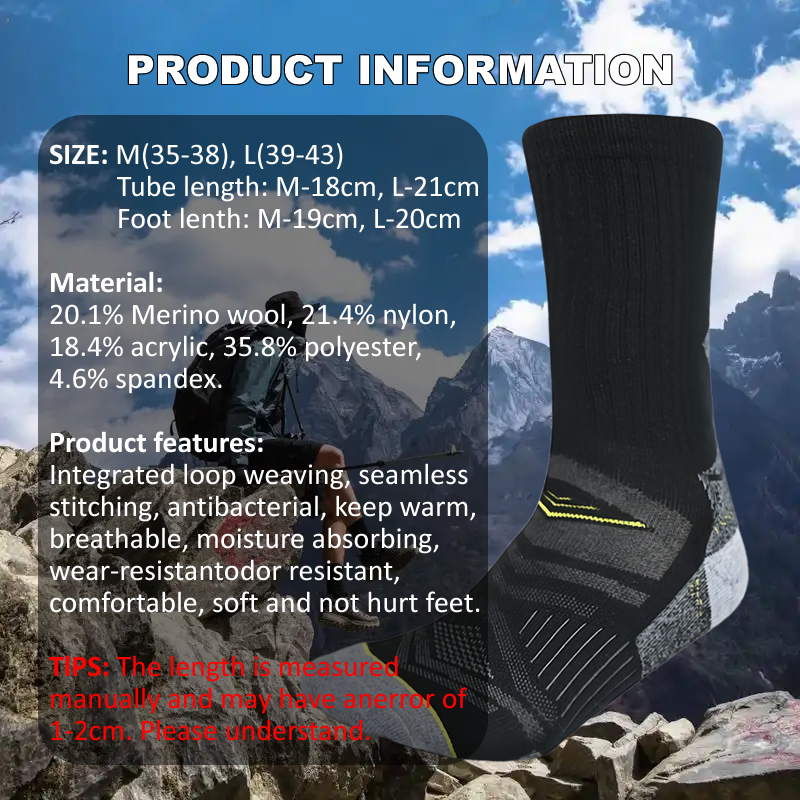 Skarpety outdoorowe z wełny me – Wool Hiking Sock recenzja i cena