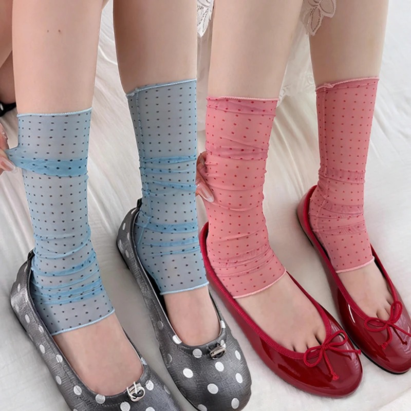 Modne skarpetki damskie w krop – Silk Sock Bamboo recenzja i cena
