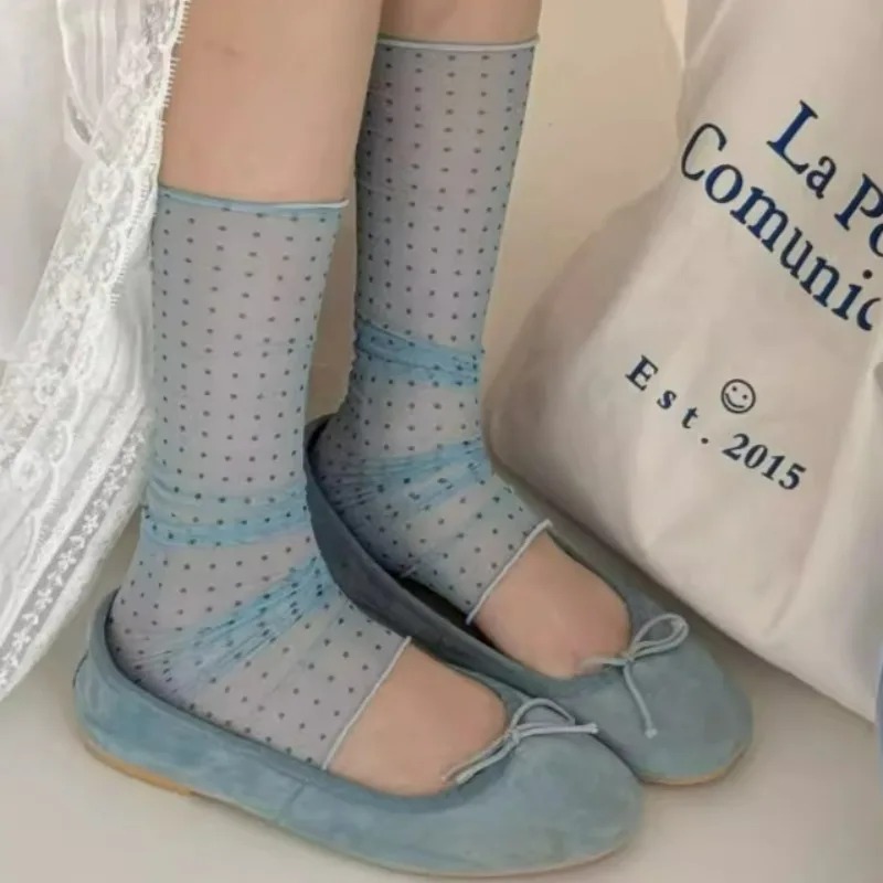 Modne skarpetki damskie w krop – Silk Sock Bamboo recenzja i cena